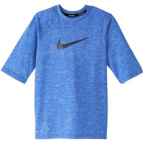 Nike Boys' Heather Hydro Half Sleeve Rash Game Royal Guard Nike Boys' Heather Hydro Half Sleeve Rash Game Royal Guard