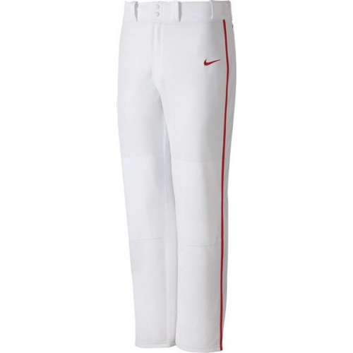 Nike Boys' Swingman Dri-FIT Piped Baseball White/Red Pants Nike Boys' Swingman Dri-FIT Piped Baseball White/Red Pants