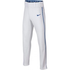 Nike Boys' Swoosh Piped Dri-FIT Baseball White/Royal Pants