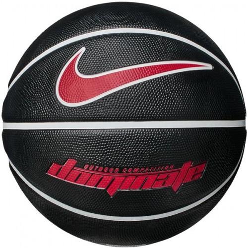 Nike Dominate Outdoor Official Basketball Black/White/White/Un Red 29.5 Nike Dominate Outdoor Official Basketball Black/White/White/Un Red 29.5