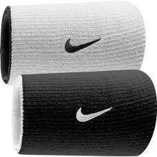 Nike Dri-FIT Home & Away Doublewide Reversible Black/White Wristbands Nike Dri-FIT Home & Away Doublewide Reversible Black/White Wristbands