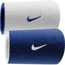 Nike Dri-FIT Home & Away Doublewide Reversible Royal/White Wristbands