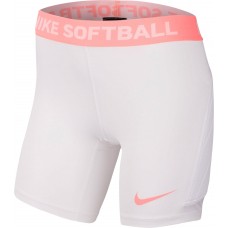 Nike Girls' Dri-FIT Softball Slider Tm Wt/Snst Plse/Snst Plse Shorts