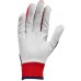 Nike Girls' Hyperdiamond 2.0 Batting White/Navy/Red Gloves