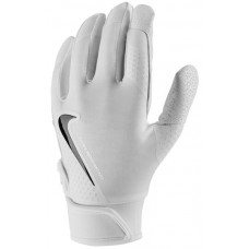 Nike Girls' Hyperdiamond 2.0 Batting White/White/Black Gloves