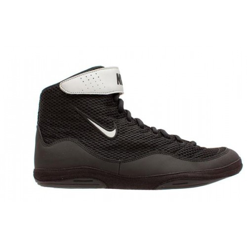 Nike Men's Inflict 3 Wrestling Black/Silver Shoes Nike Men's Inflict 3 Wrestling Black/Silver Shoes
