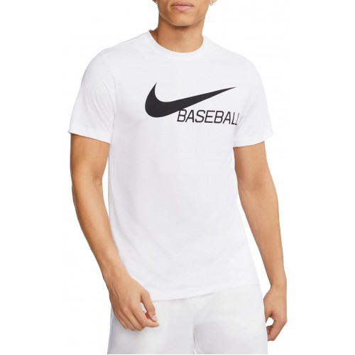 Nike Men's Legend Dri-FIT Baseball White T-Shirt Nike Men's Legend Dri-FIT Baseball White T-Shirt