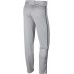 Nike Men's Swoosh Piped Dri-FIT Baseball Grey/Black Pants