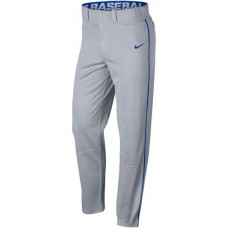 Nike Men's Swoosh Piped Dri-FIT Baseball Grey/Royal Pants Nike Men's Swoosh Piped Dri-FIT Baseball Grey/Royal Pants