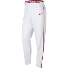 Nike Men's Swoosh Piped Dri-FIT Baseball White/Red Pants