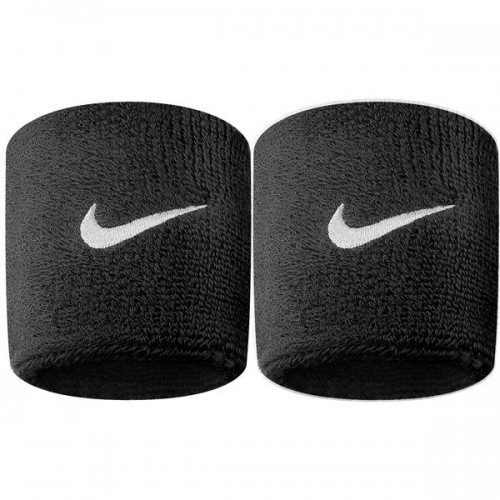 Nike Swoosh Wristbands - Black 3 Nike Swoosh Wristbands - Black 3