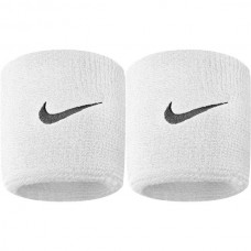 Nike Swoosh Wristbands - White 3 Nike Swoosh Wristbands - White 3