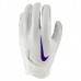 Nike Vapor Jet 7.0 Football White/White/Court Purple Gloves