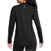 Nike Women's Breathe Long-Sleeve Softball Tm Black/White Top