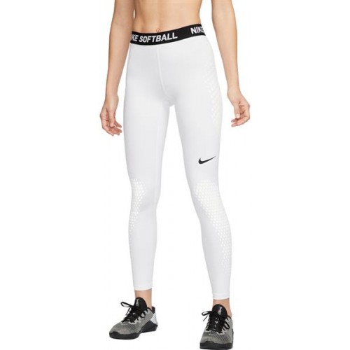 Nike Women's Dri-FIT Vapor Softball Slider TM White/TM Black Tights Nike Women's Dri-FIT Vapor Softball Slider TM White/TM Black Tights