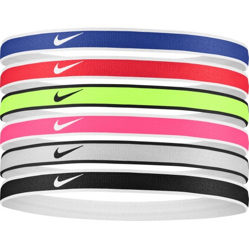 Nike Women's Swoosh Sport Headbands University Red/White - 6 Pack Nike Women's Swoosh Sport Headbands University Red/White - 6 Pack