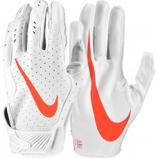Nike Youth Vapor Jet 5.0 Receiver White/White/Team Orange Gloves Nike Youth Vapor Jet 5.0 Receiver White/White/Team Orange Gloves