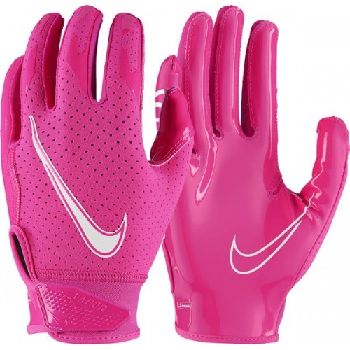 Nike Youth Vapor Jet 6.0 Receiver Vivid Pink/Vivid Pink/W Gloves Nike Youth Vapor Jet 6.0 Receiver Vivid Pink/Vivid Pink/W Gloves