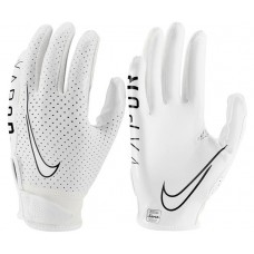 Nike Youth Vapor Jet 6.0 Receiver White/White/Black Gloves