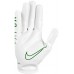 Nike Youth Vapor Jet 6.0 Receiver White/White/Pine Green Gloves Nike Youth Vapor Jet 6.0 Receiver White/White/Pine Green Gloves