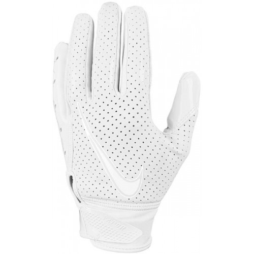 Nike Youth Vapor Jet 6.0 Receiver White/White/Platinum Tint Gloves Nike Youth Vapor Jet 6.0 Receiver White/White/Platinum Tint Gloves