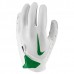 Nike Youth Vapor Jet 7.0 Football White/White/Pine Green Gloves Nike Youth Vapor Jet 7.0 Football White/White/Pine Green Gloves