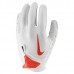Nike Youth Vapor Jet 7.0 Football White/White/Team Orange Gloves Nike Youth Vapor Jet 7.0 Football White/White/Team Orange Gloves