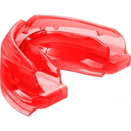Shock Doctor Adult Double Braces Fit Strapless Red Mouthguard Shock Doctor Adult Double Braces Fit Strapless Red Mouthguard
