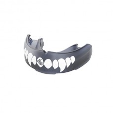Shock Doctor Adult Fang Strapless Braces Trans Blk/White Fang Mouthguard Shock Doctor Adult Fang Strapless Braces Trans Blk/White Fang Mouthguard