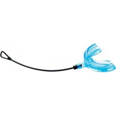 Shock Doctor Adult Strapped Braces Blue Mouthguard