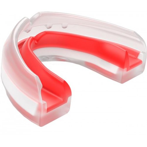 Shock Doctor Adult Ultra Flavor Fusion Convertible Braces Fit Red/Punch Mouthguard Shock Doctor Adult Ultra Flavor Fusion Convertible Braces Fit Red/Punch Mouthguard