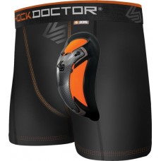 Shock Doctor Men's Ultra Boxer Brief w/ Black Cup