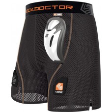 Shock Doctor Senior Core Loose Hockey Short w/ Black Cup
