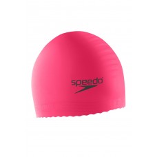 Speedo Jr. Solid Latex Swim Hot Pink Cap