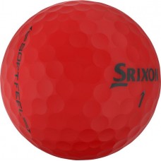 Srixon 2018 Soft Feel 11 Brite Red Golf Balls, Red