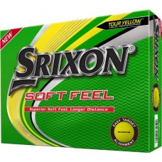 Srixon Soft Feel Tour Yellow Golf Balls, Tour Yellow