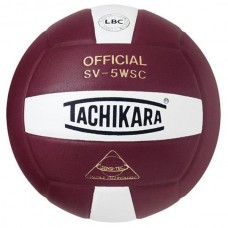 Tachikara SV-5WSC Indoor Volleyball, Cardinal/White