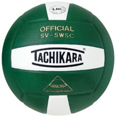 Tachikara SV-5WSC Indoor Volleyball, Dark Green/White