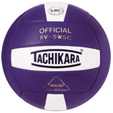Tachikara SV-5WSC Indoor Volleyball, Purple/White