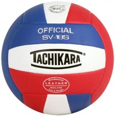 Tachikara SV18S Indoor Volleyball, Red/White/Royal