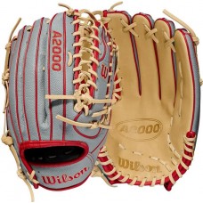 Wilson 12.75'' OT7 A2000 SuperSkin Series Glove Blonde/Grey 2021