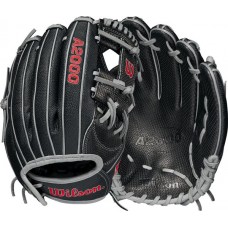 Wilson 12'' H12 A2000 Series Fastpitch Glove w/ Spin Control Black/Grey 2021
