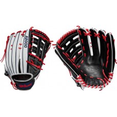 Wilson 13.5'' A2000 SuperSkin Series Slowpitch White/Black Glove