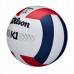 Wilson K1 Silver Indoor Red/White/Navy Volleyball Wilson K1 Silver Indoor Red/White/Navy Volleyball