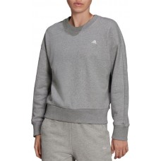 adidas Adult Sportswear Seasonals Stadium Medium Grey Heather Sweatshirt adidas Adult Sportswear Seasonals Stadium Medium Grey Heather Sweatshirt