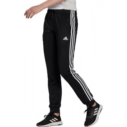 adidas Adult Warm-Up Tricot Slim Tapered 3-Stripes Track Black Pants adidas Adult Warm-Up Tricot Slim Tapered 3-Stripes Track Black Pants