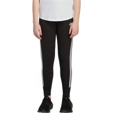 adidas Girls' 3 Stripe Black Joggers