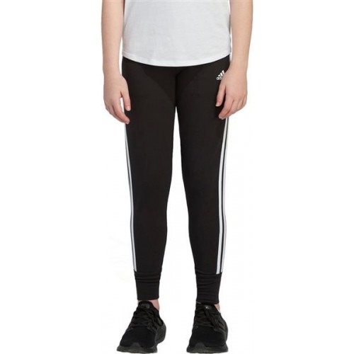 adidas Girls' 3 Stripe Black Joggers adidas Girls' 3 Stripe Black Joggers