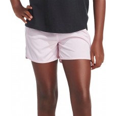 Adidas Girls' 3 Stripe Mesh Clear Pink Short