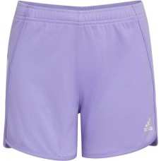 Adidas Girls' 3 Stripe Mesh Light Purple Short